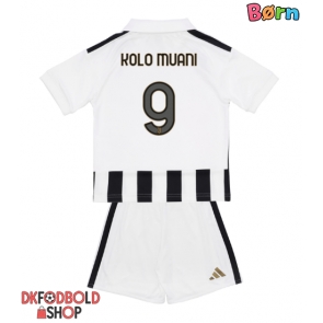 Juventus Randal Kolo Muani #9 Hjemmebanesæt Børn 2026-27 Kort ærmer (+ korte bukser)